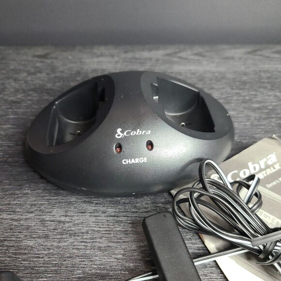 Cobra LI-6500-2WXVP Two Way Radios Walkie Talkies And Charger Adapter - Picture 4 of 7